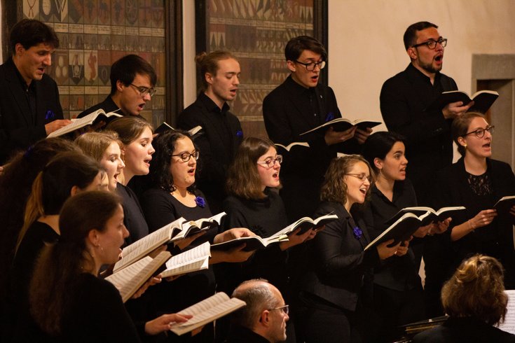 Chor Vocalino Wettingen bei einem Konzert in der Klosterkirche Wettingen